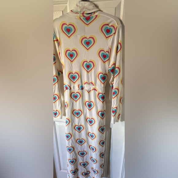 Paris Hilton X Monica & Andy Organic Cotton Soft Maternity Robe Size Med/Large - Picture 7 of 12